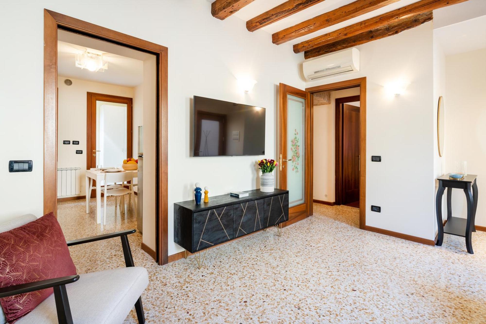 Elegante E Luminoso, Spazio Esterno Privato Venice Luaran gambar