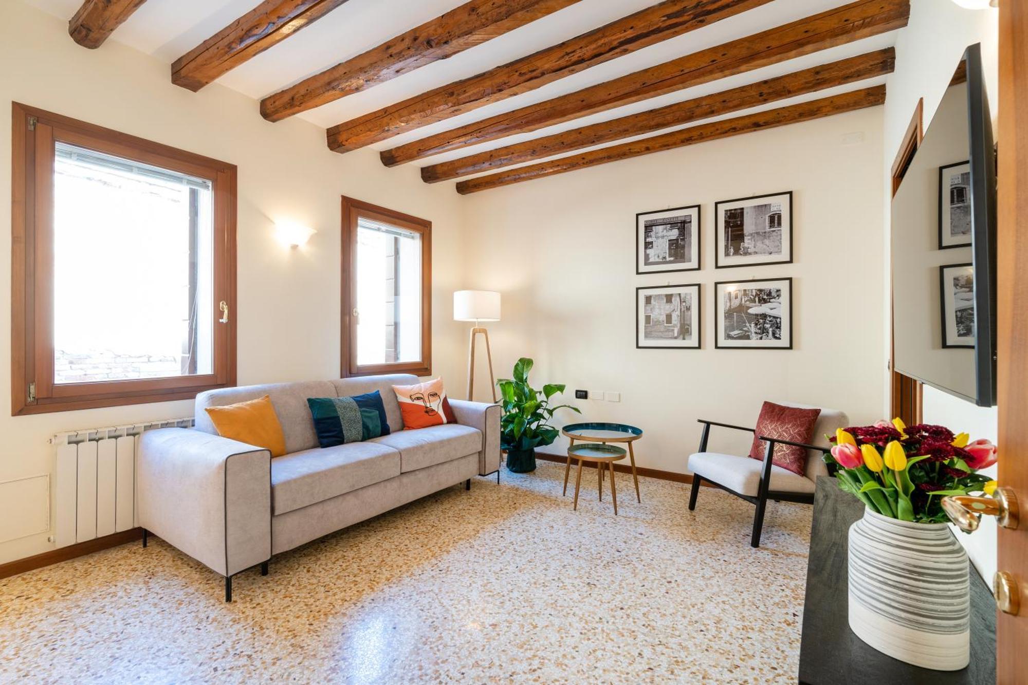 Elegante E Luminoso, Spazio Esterno Privato Venice Luaran gambar
