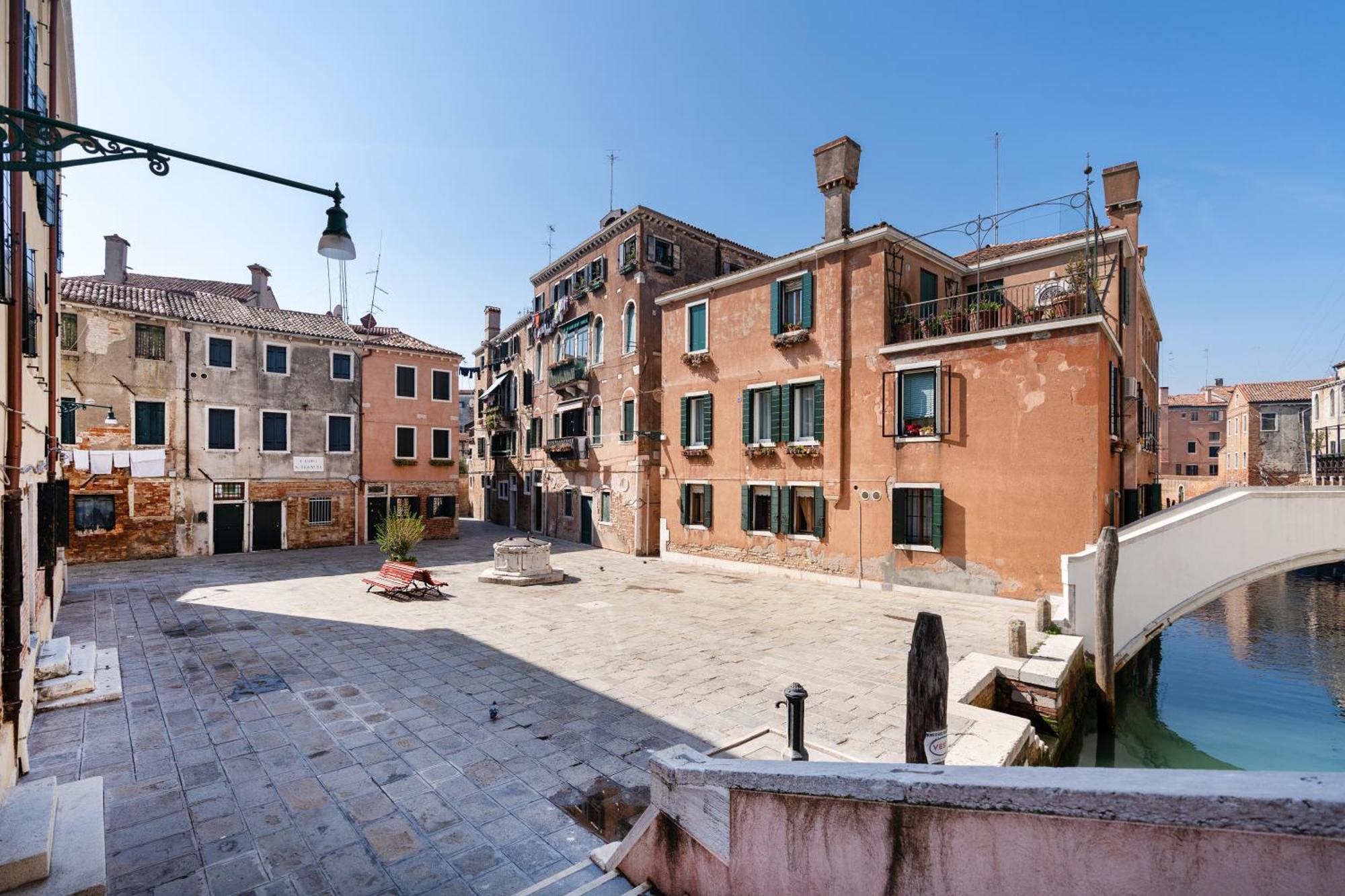 Elegante E Luminoso, Spazio Esterno Privato Venice Luaran gambar