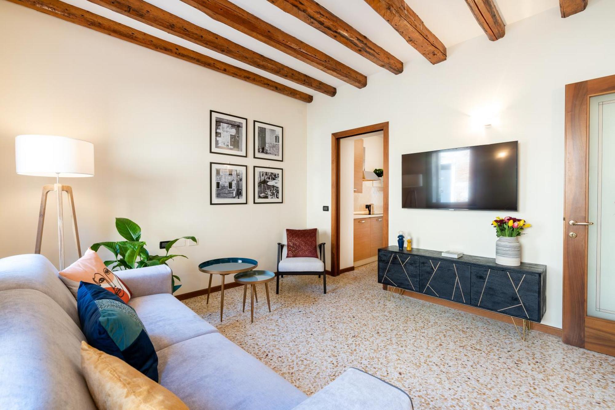 Elegante E Luminoso, Spazio Esterno Privato Venice Luaran gambar
