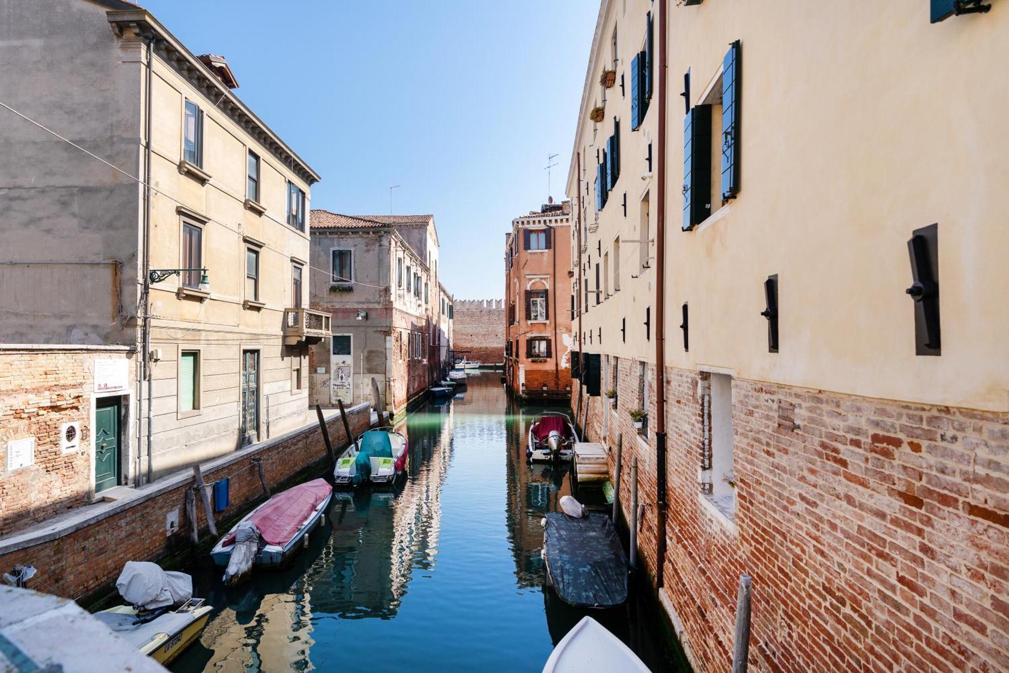 Elegante E Luminoso, Spazio Esterno Privato Venice Luaran gambar