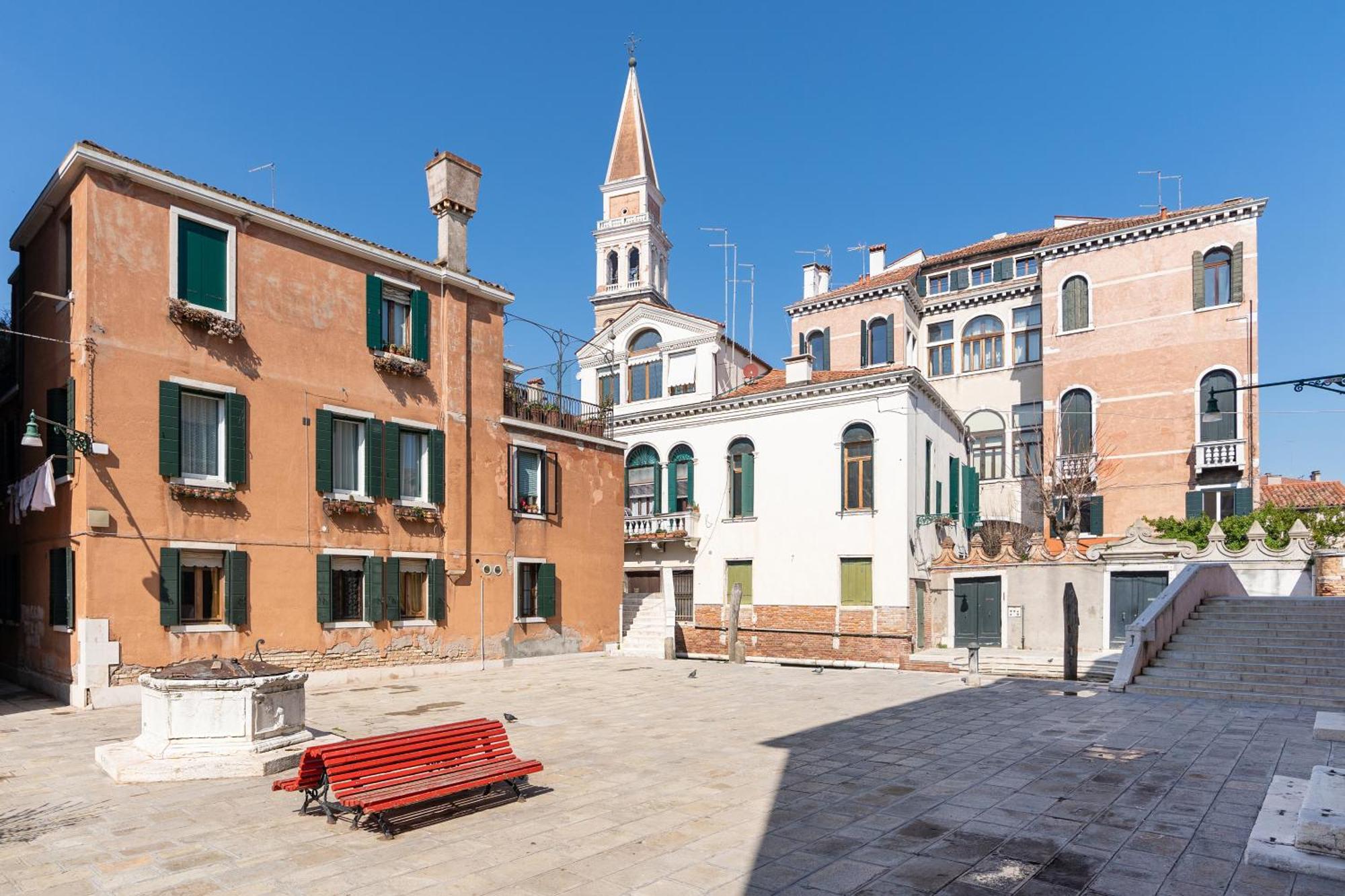 Elegante E Luminoso, Spazio Esterno Privato Venice Luaran gambar